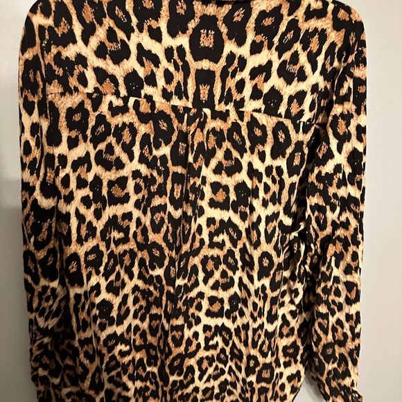 NWT Big Dart Leopard blouse XXL - Picture 6 of 6